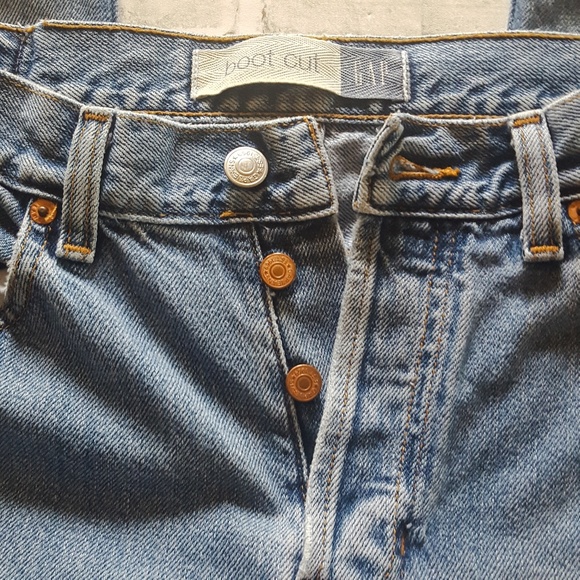 GAP Button Front Bootcut Denim Jeans - Picture 4 of 9